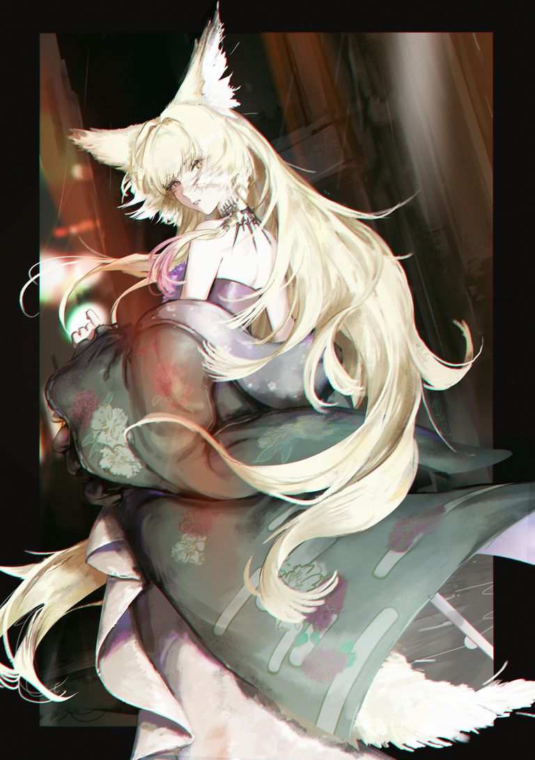金色长发插画特辑