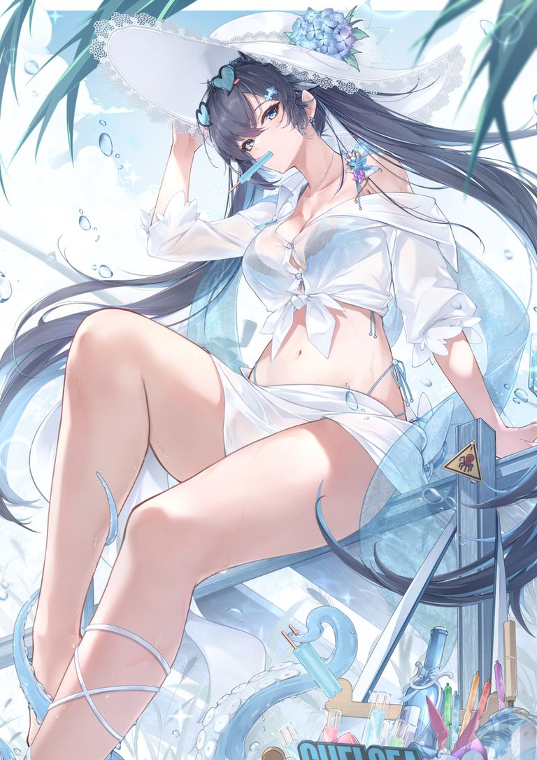 「绑起衣摆」插画特辑