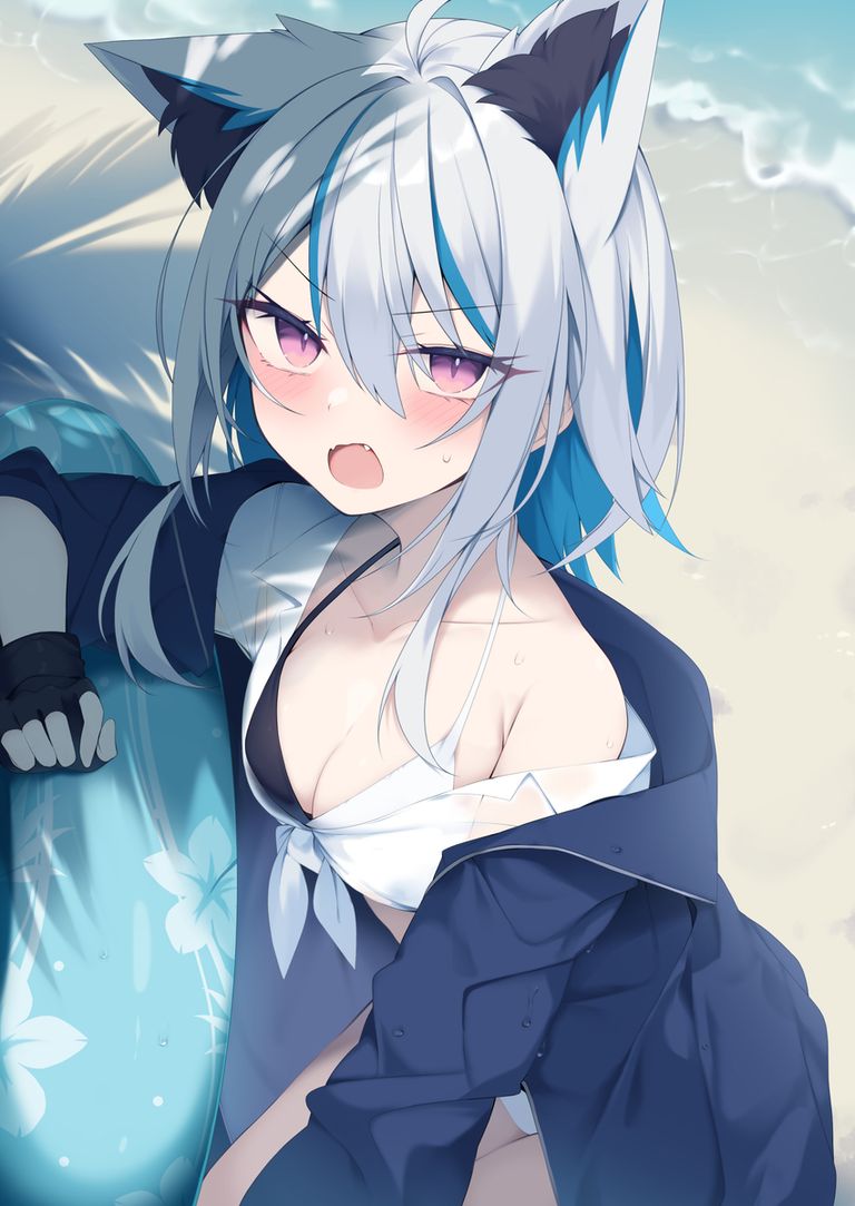 「绑起衣摆」插画特辑