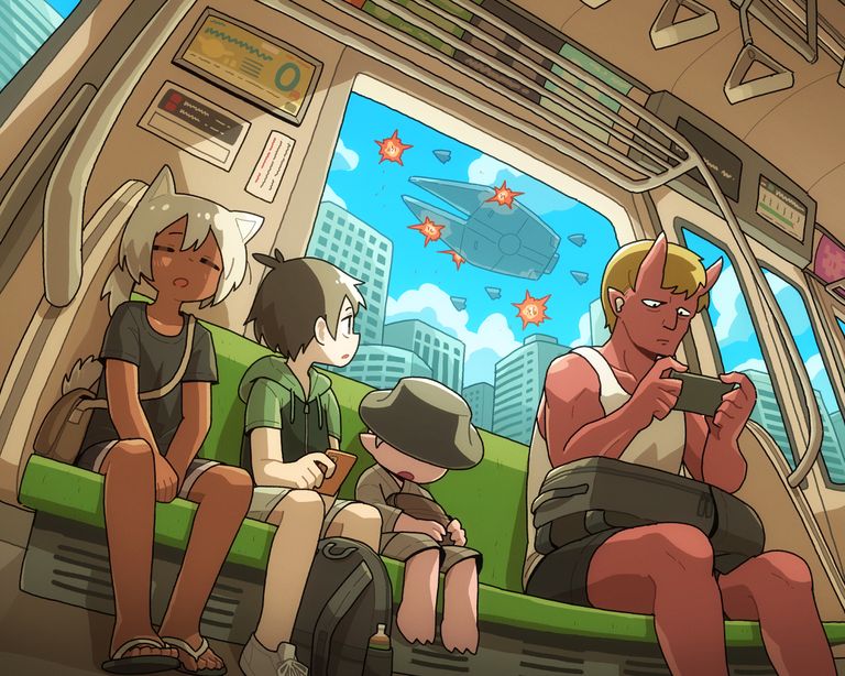 电车插画特辑