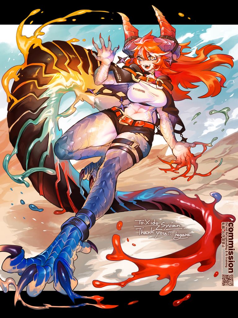 龙娘插画特辑