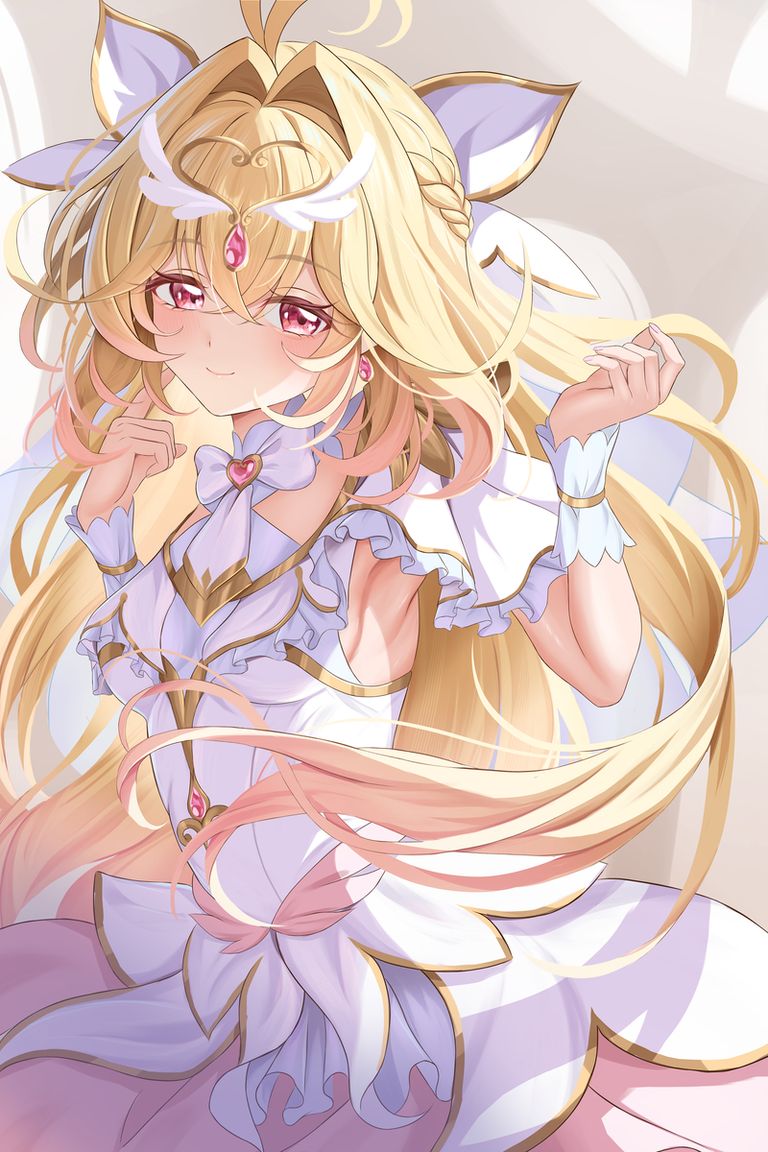 金色长发插画特辑