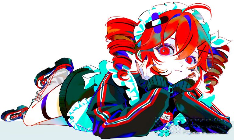托腮插画特辑