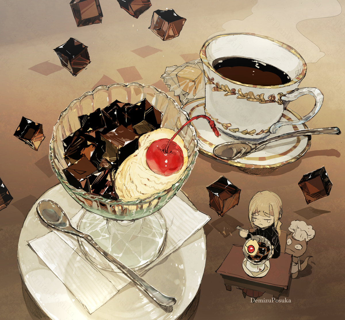 我慢の限界コーヒーゼリー