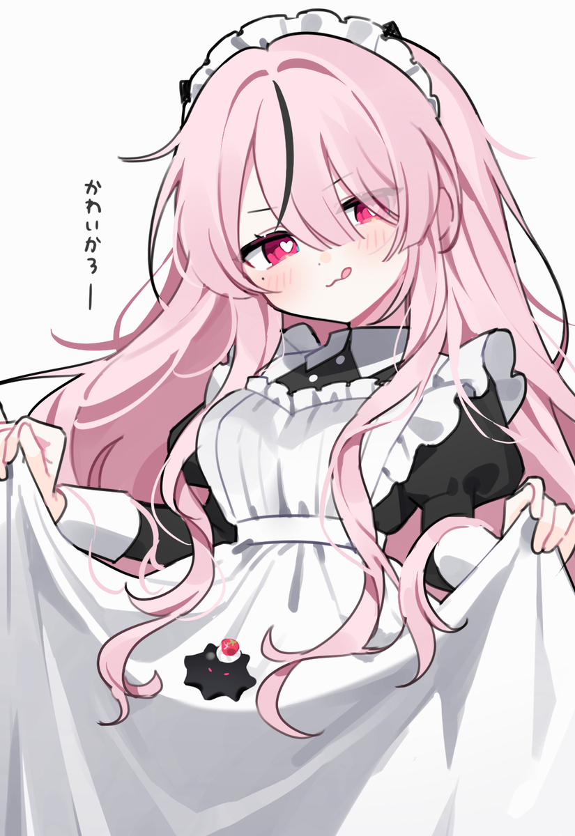 髪の毛が伸びたピンク髪ちゃん