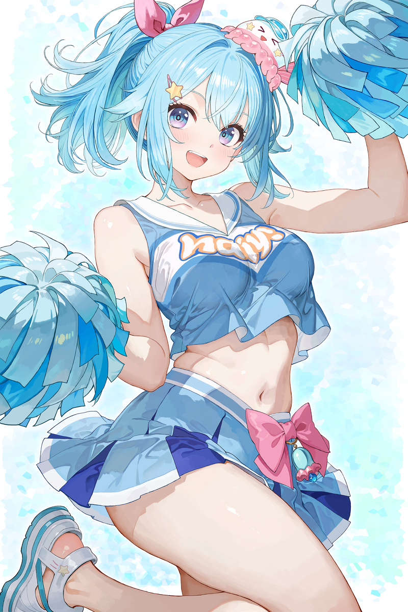 チアガール姿の海伊