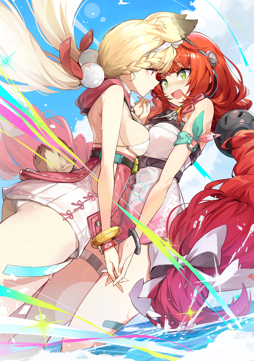 「これでシンメトリー…ですわね？」