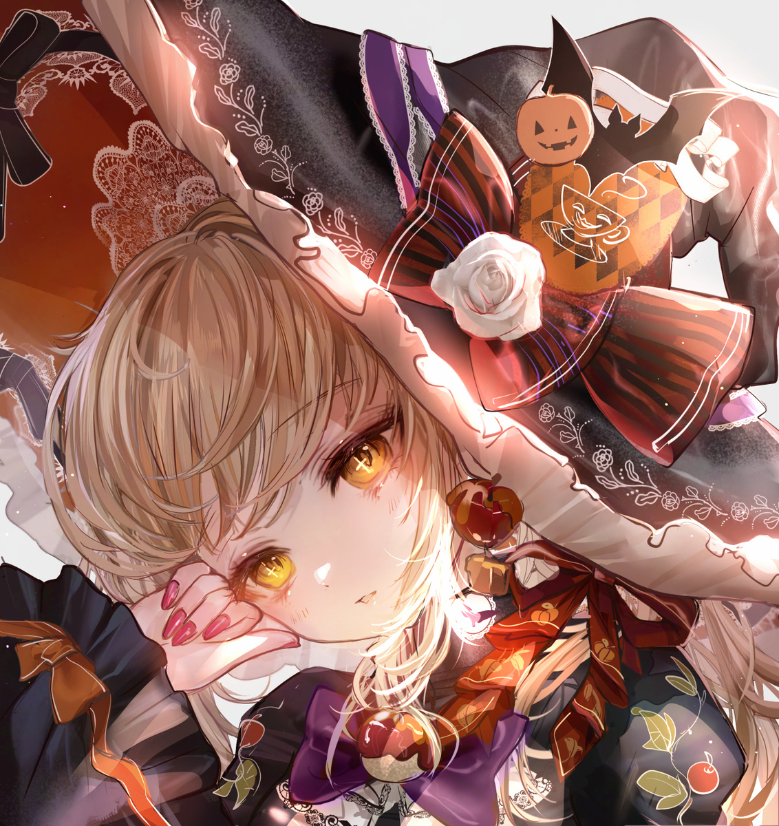 ハロウィンゴシック魔女🎃キャラメルアップルコーデ
