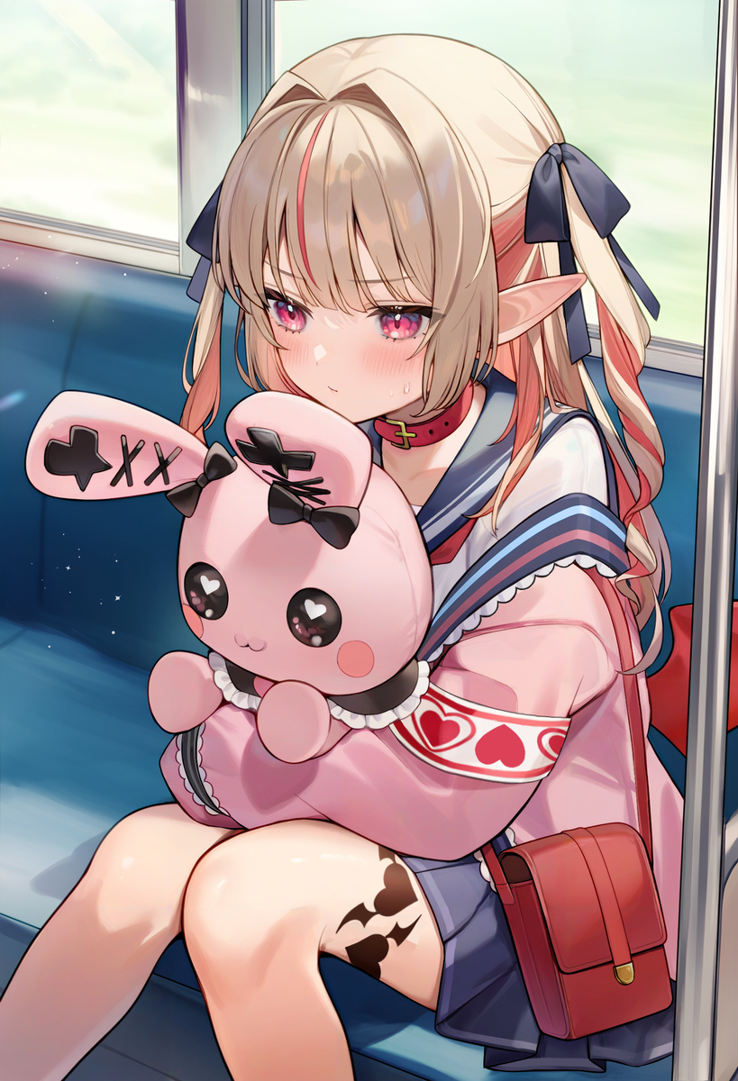 電車で見かけた女の子🎀