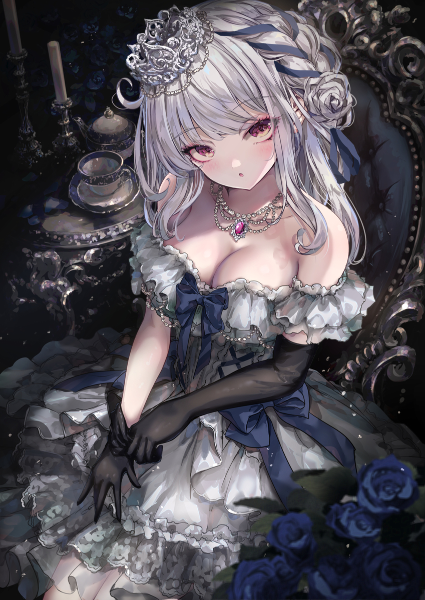 長手袋が好き