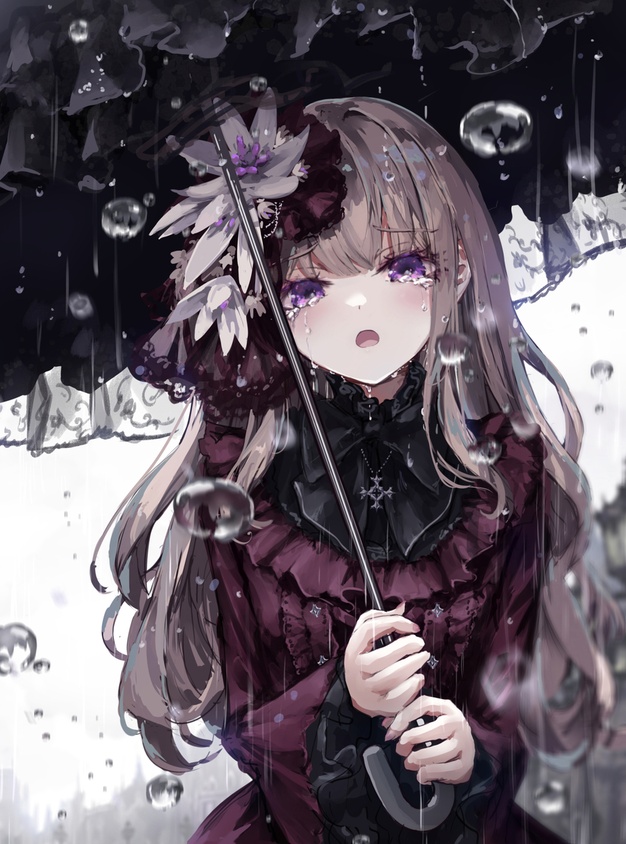 雨で誤魔化したい