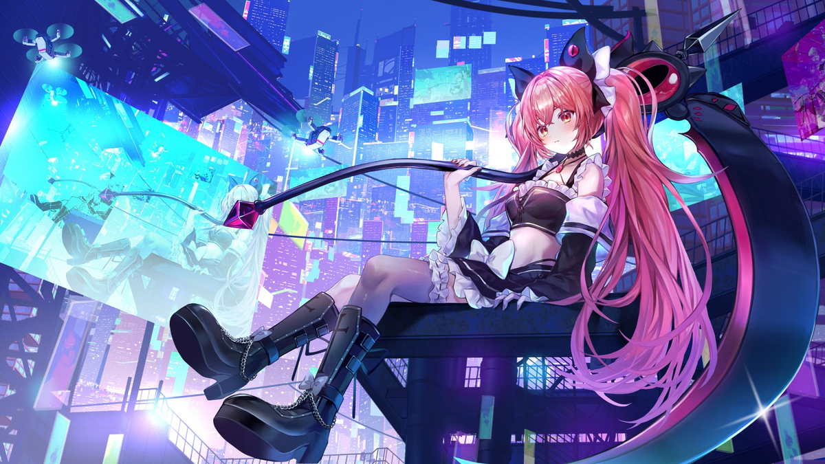 発光都市の少女